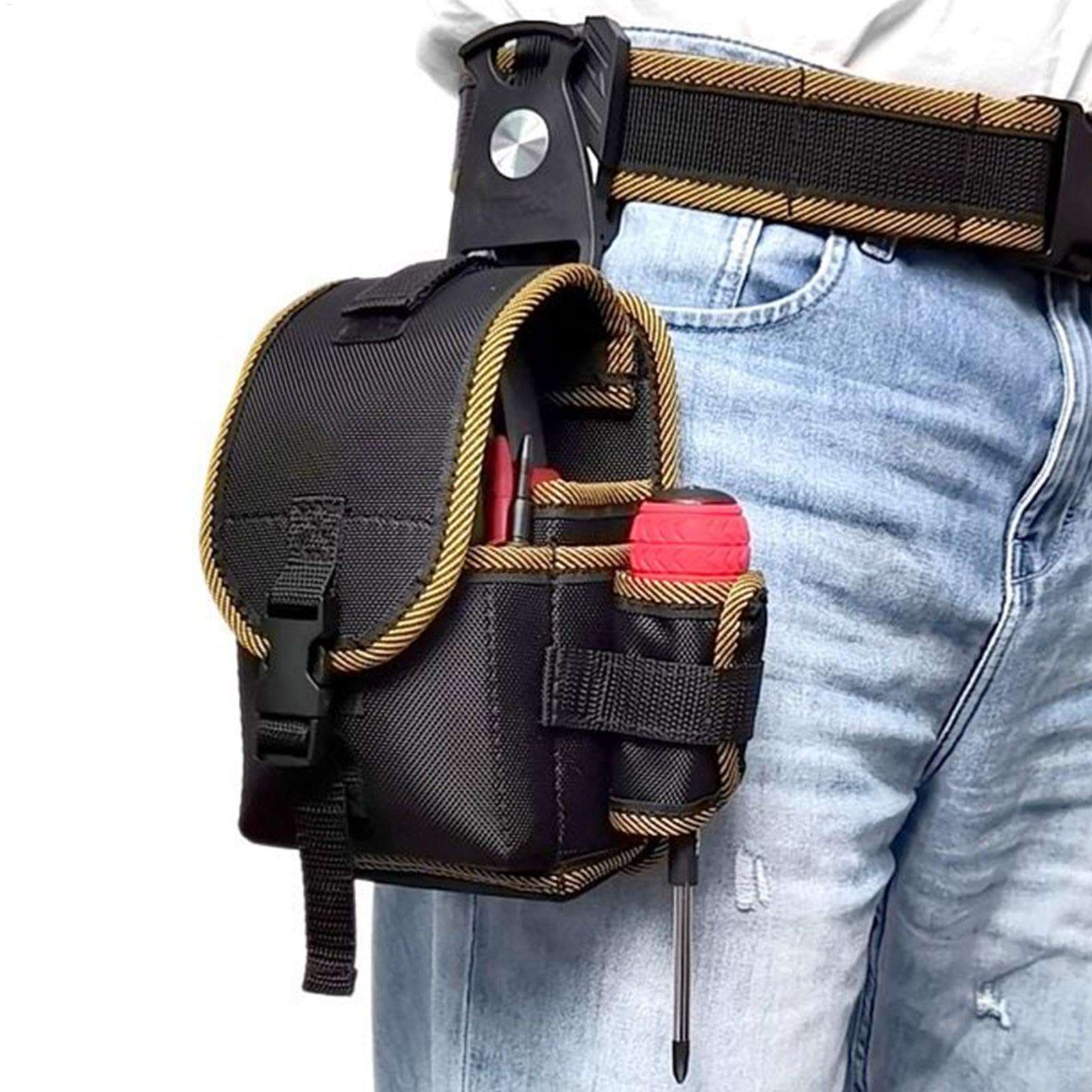 Sac à outils de taille étanche avec poches de ceinture pour chantiers