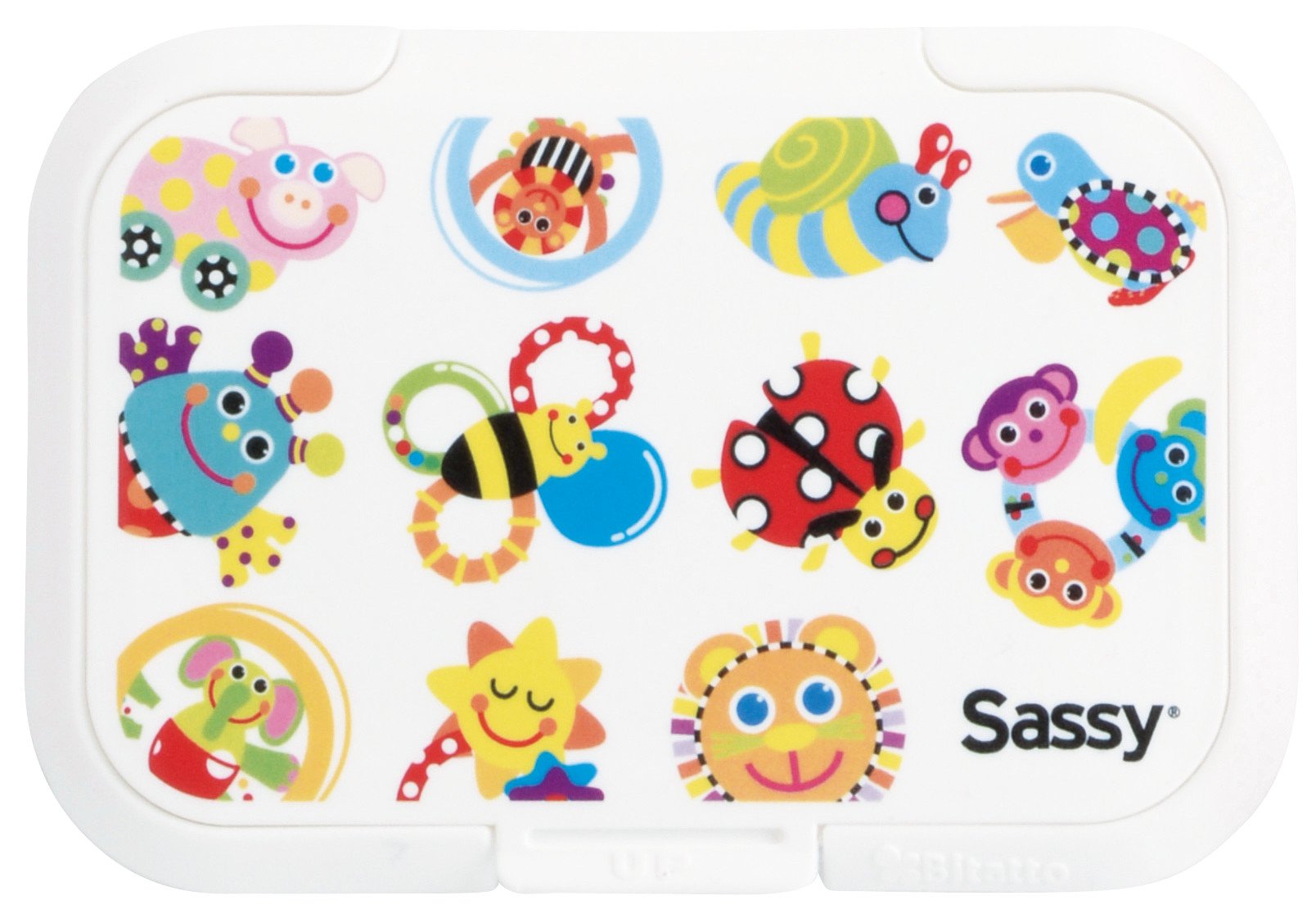 Amazon.co.jp: SASSY サッシー ビタット オールスター おしりふきふた 