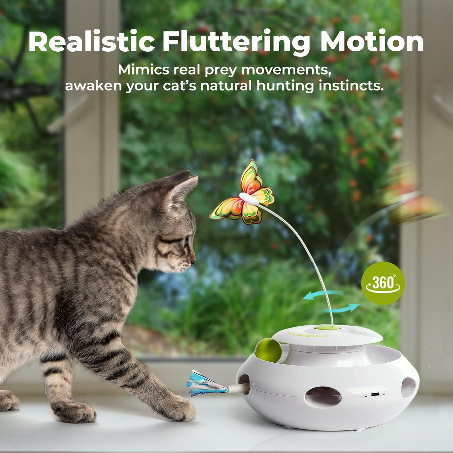 ALL FOR PAWS Juguete felino definitivo 3 en 1
