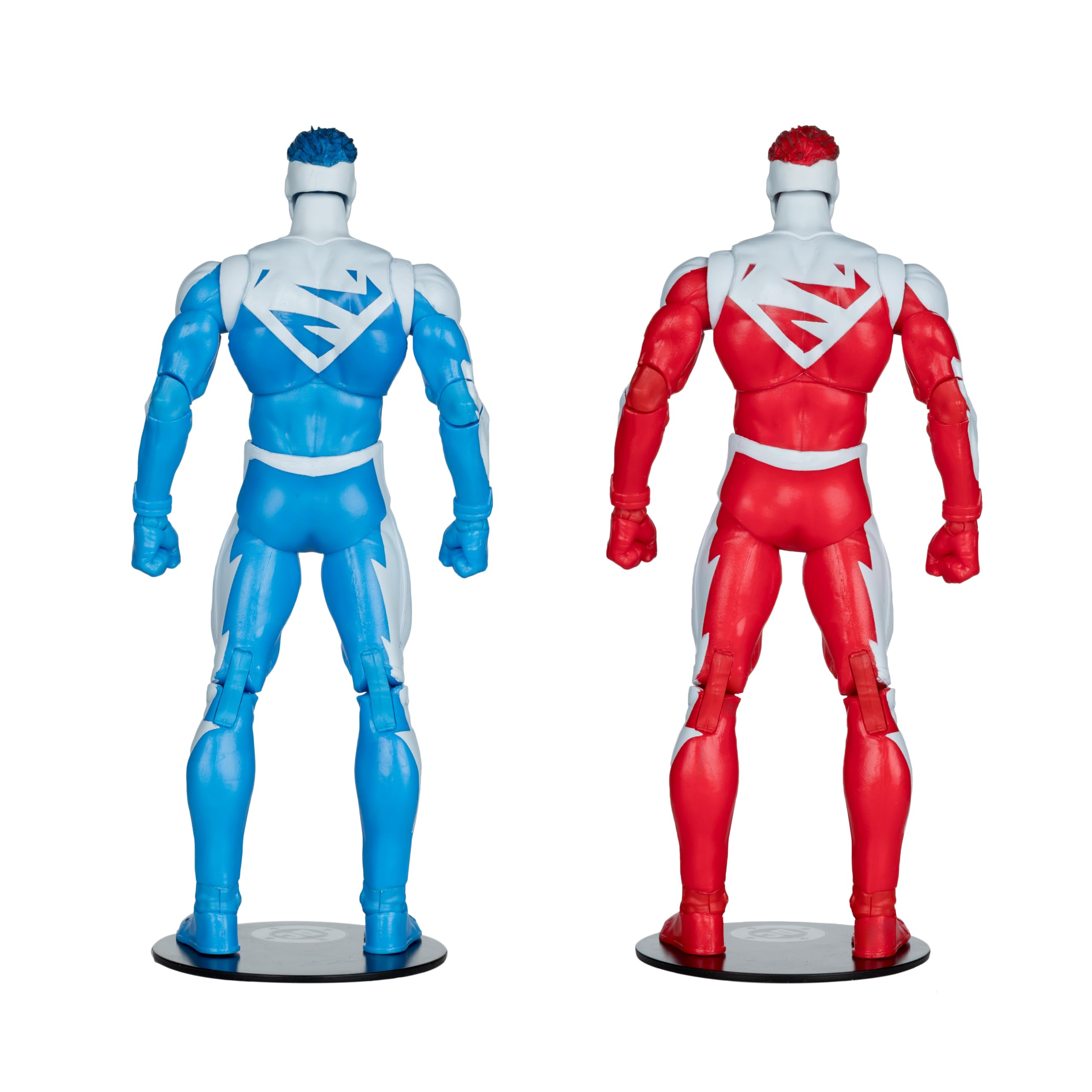 McFarlane DC Collector Edition figurki akcji, zestaw 2 sztuk, #7 Superman Red vs Superman Blue (złote etykiety)