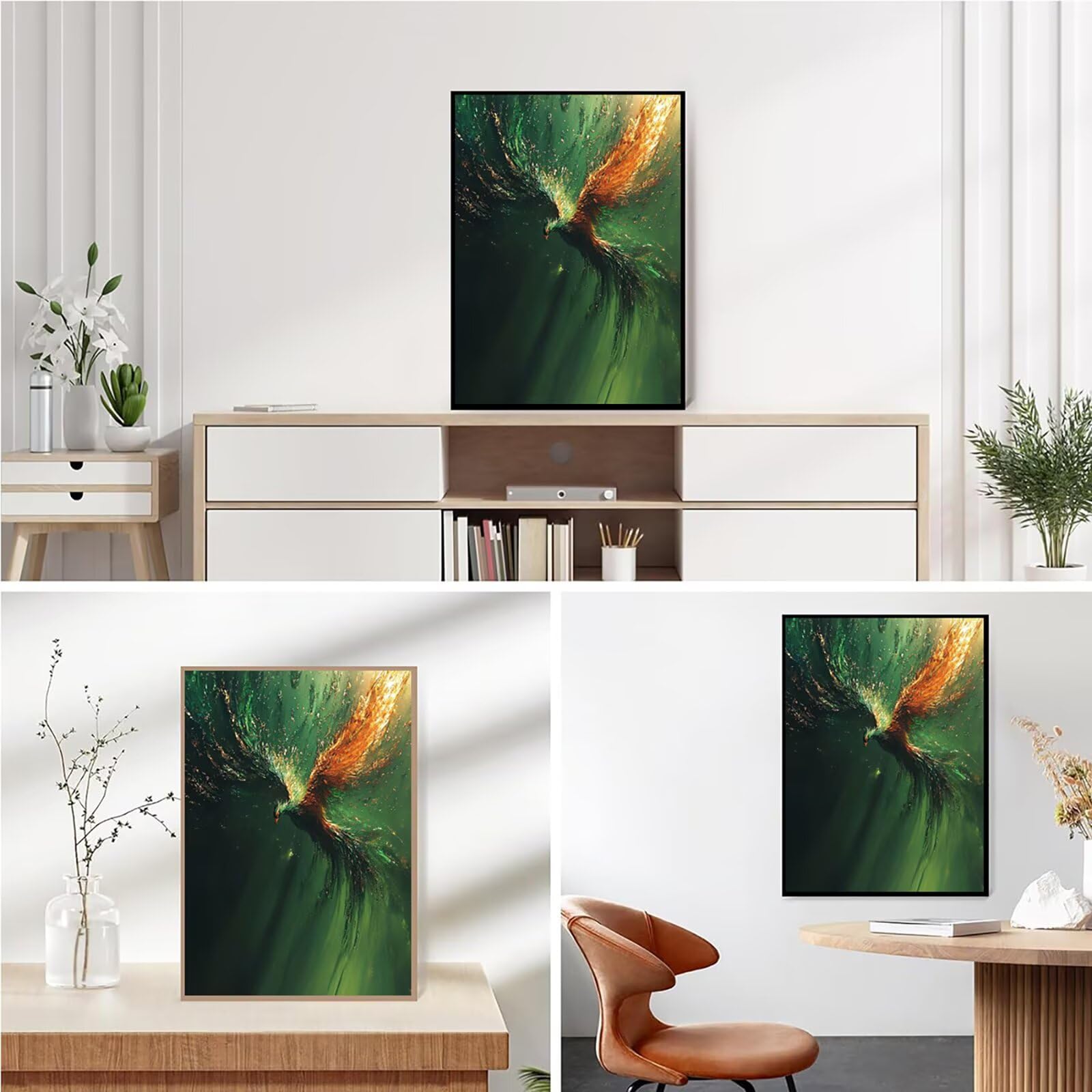 Diamond Painting Kit Completo, Diamond Painting Astratto, 5D Quadrato Pittura Diamante Kit Manualidades Adultos DIY Diamantini Crystal Art Disegni Ricamo Punto Croce Artigianale,60x90cm Uccello j0-933