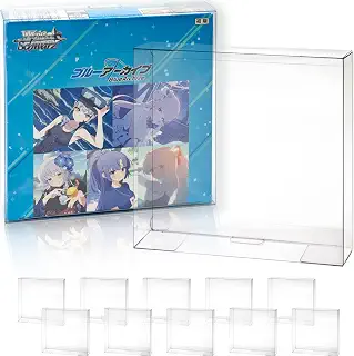 EYESRAIL Boxx Guardian ヴァイスシュヴァルツBOX用 ハードローダー UVカット 国内製造 コレクション 透明 保管ケース (【10個】Hard, ブースター12パックBOX)