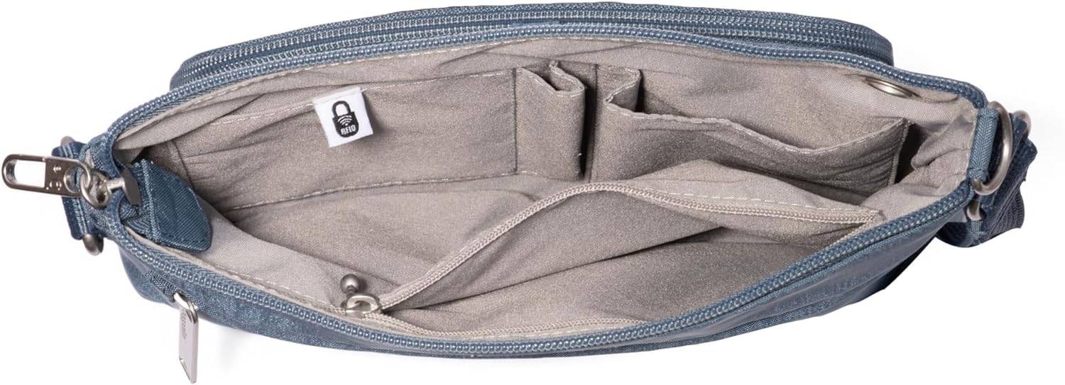 Baggallini womens Securtex Anti-theft Memento Crossbody Bag - Image 10