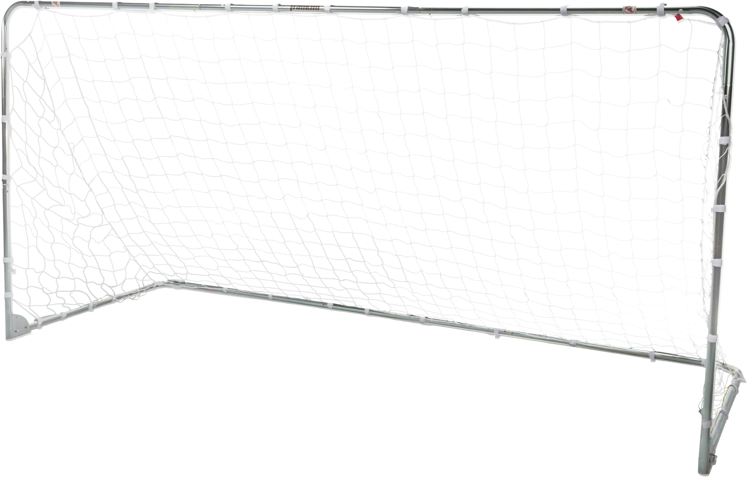 Franklin Sports Premier Steel Soccer Goal - Folding Backyard Soccer Goal with All Weather Net - Kids Backyard Soccer Net - Easy Assembly - 12'x6', 10x5', 6x4', 6'x3' Soccer Goal
