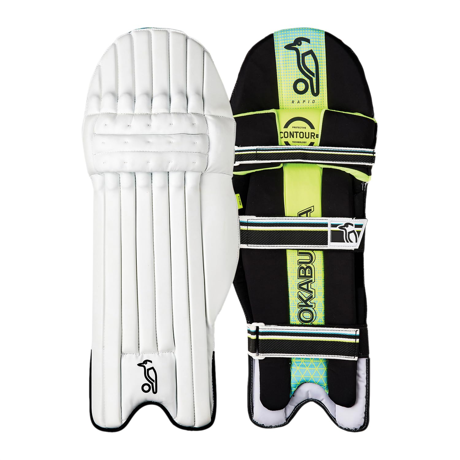 Kookaburra KB Rapid Pro 2.0 Adult RH Cricket Batting Leg Guards, Elite Protection, Comfort-image-37