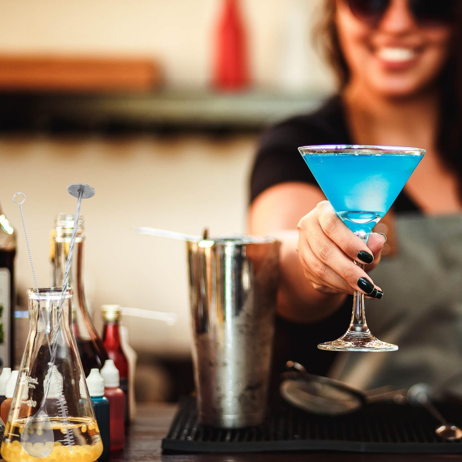 22 Pezzi Set Shaker Cocktail in Acciaio Inox per Bar