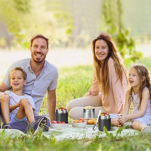 Miniatura 6 de Tarro de alimentos aislado con pantalla de temperatura, 15.2 onzas, termo para alimentos calientes, termo de sopa, Termos para Comida Caliente,