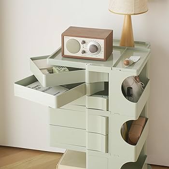 Amazon.co.jp: ボビーワゴン レプリカ 回転式手押し車 3段 5