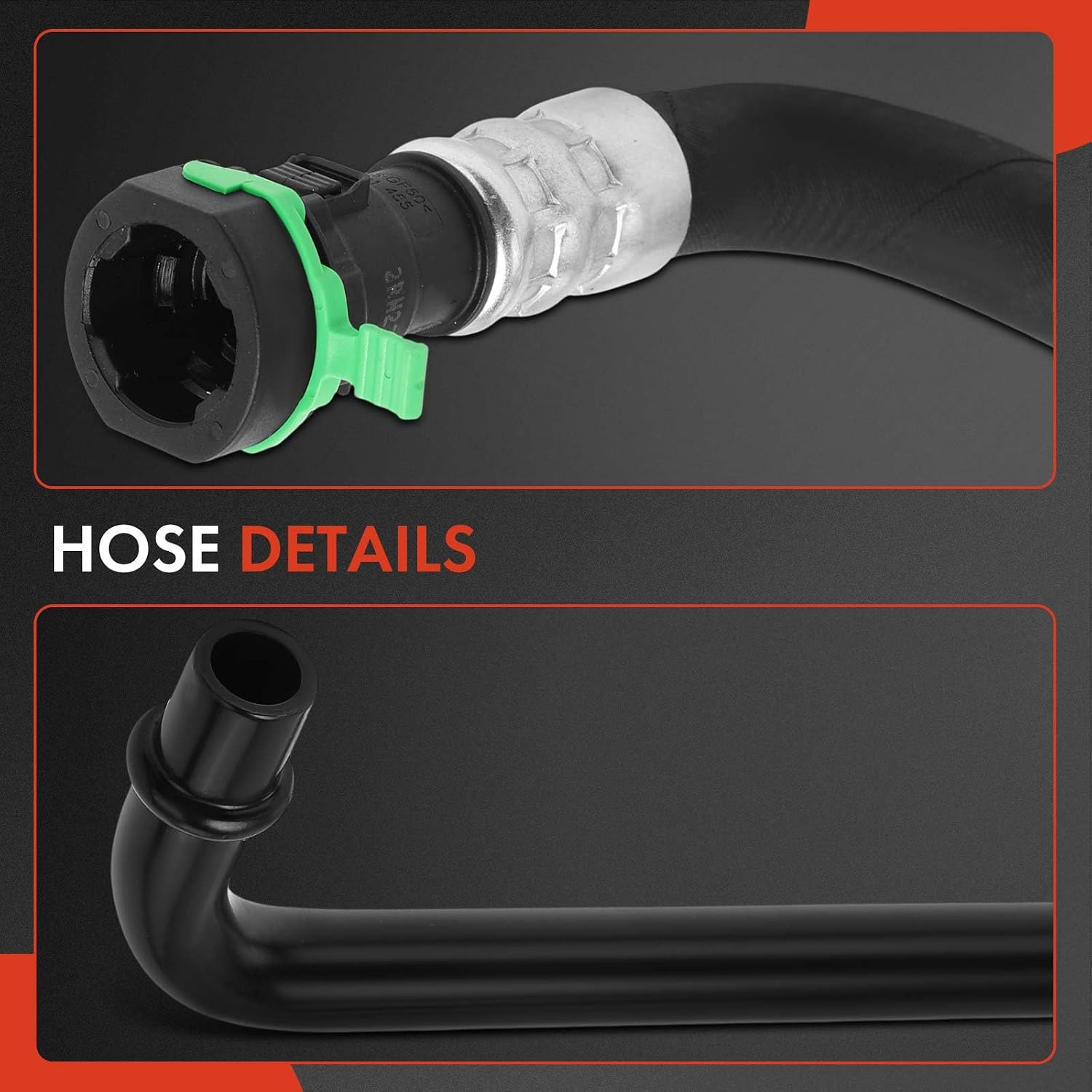 A-Premium Inlet Automatic Transmission Oil Cooler Line Hose Assembly Compatible with BMW E46 Series 325i 325xi 330i 330xi 2006, E89 Series Z4 2009-2010, 3.0L
