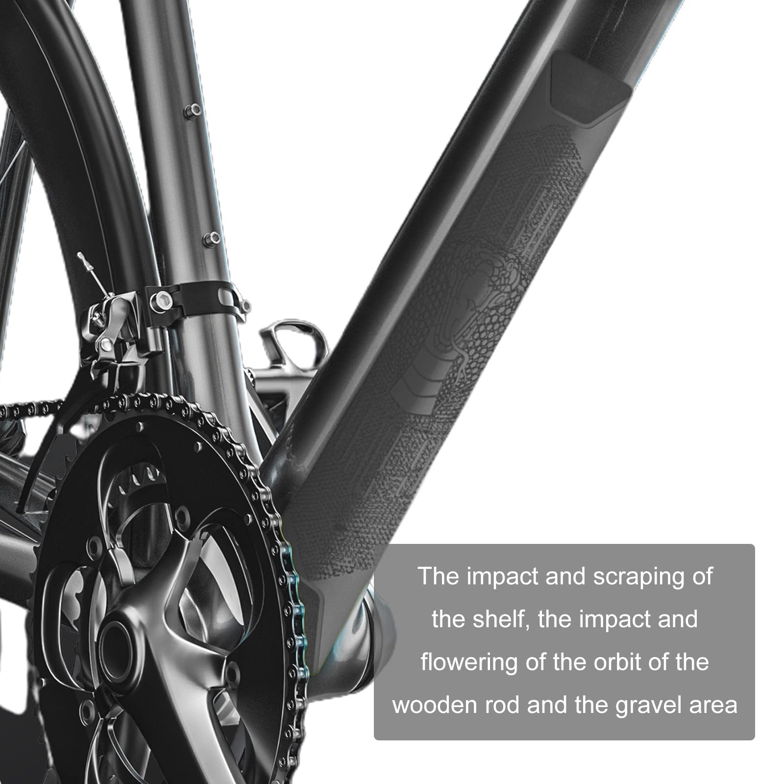 Protezione Telaio Bici In Silicone Rosso &ndash; 8 Pezzi Per Cavi, Elimina Lo Schiaffo E L'usura