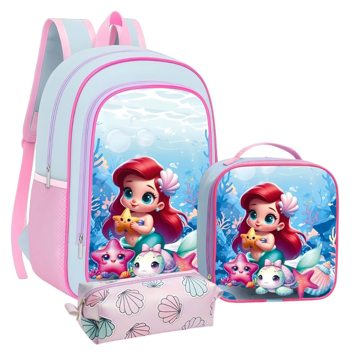 Kit Mochila Escolar Infantil + Lancheira Térmica + Estojo – Conjunto Completo, Resistente e Confortável para Meninas em promoção! Veja a oferta e mais achadinhos de Mochilas escolares 2 Hoje é o melhor dia para comprar Kit Mochila Escolar Infantil + Lancheira Térmica + Estojo – Conjunto Completo, Resistente e Confortável para Meninas com aquele preço maroto! Promoção! Aproveite a oferta! 2