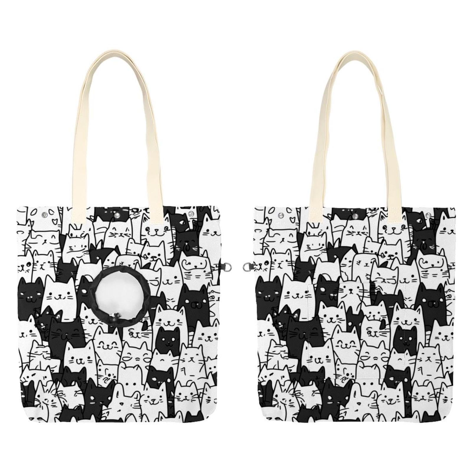 Sac de transport pour chien en toile de coton premium avec finitions soignées