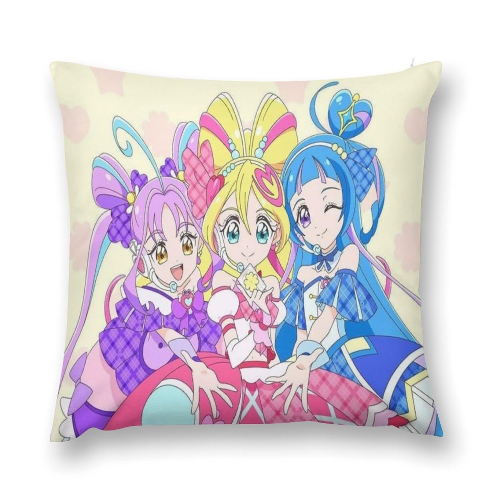 Amazon｜キミとアイドルプリキュア♪両面印刷枕カバー腰枕カバー室内