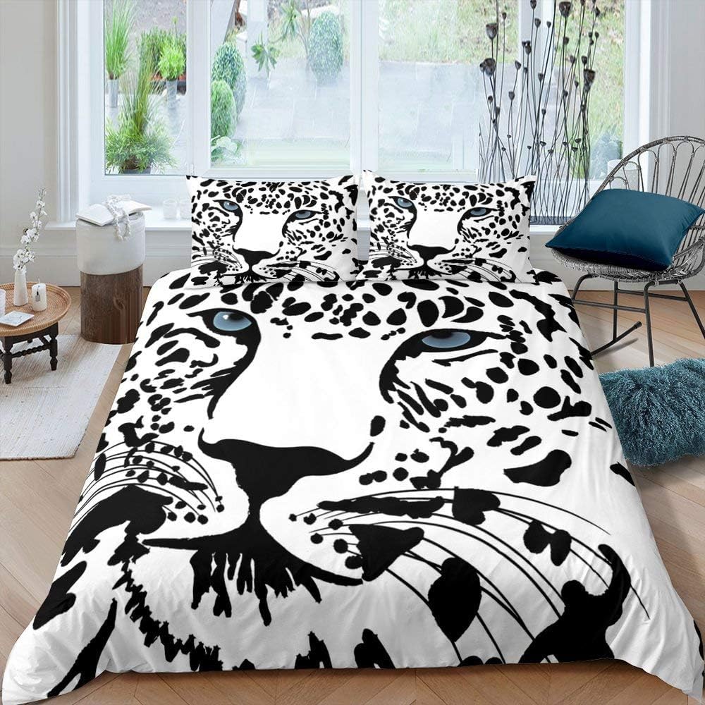 Parure de lit tigre sauvage pour créer une ambiance jungle dans la chambre