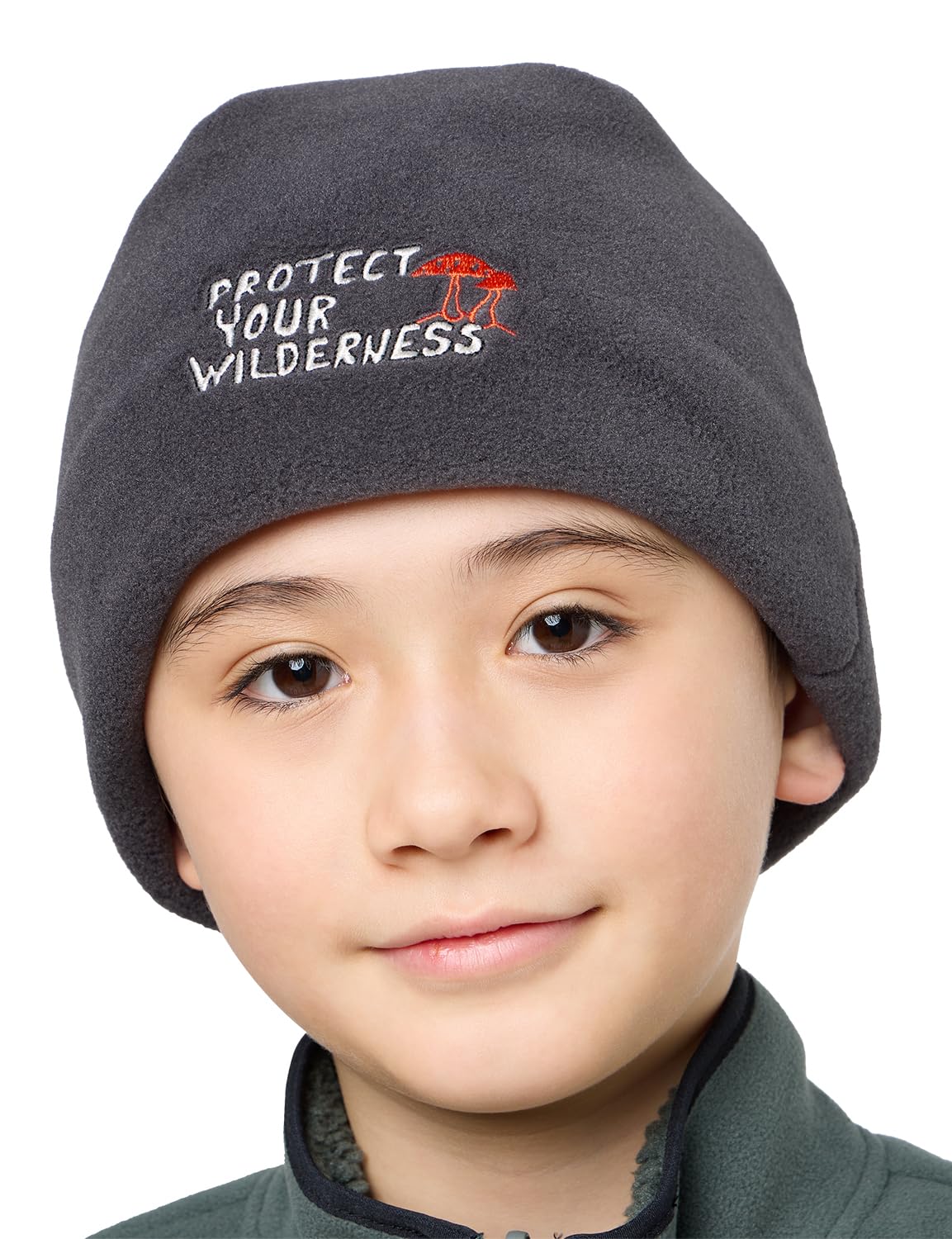 Jack Wolfskin Wilderness Beanie K, Unisex Kinder Beanie Hat, Phantom,