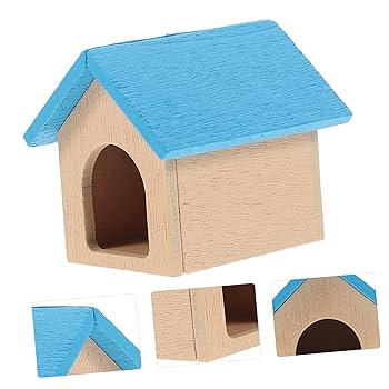 Amazon.co.jp: Generic ドールハウス犬小屋 木製犬小屋 小型犬