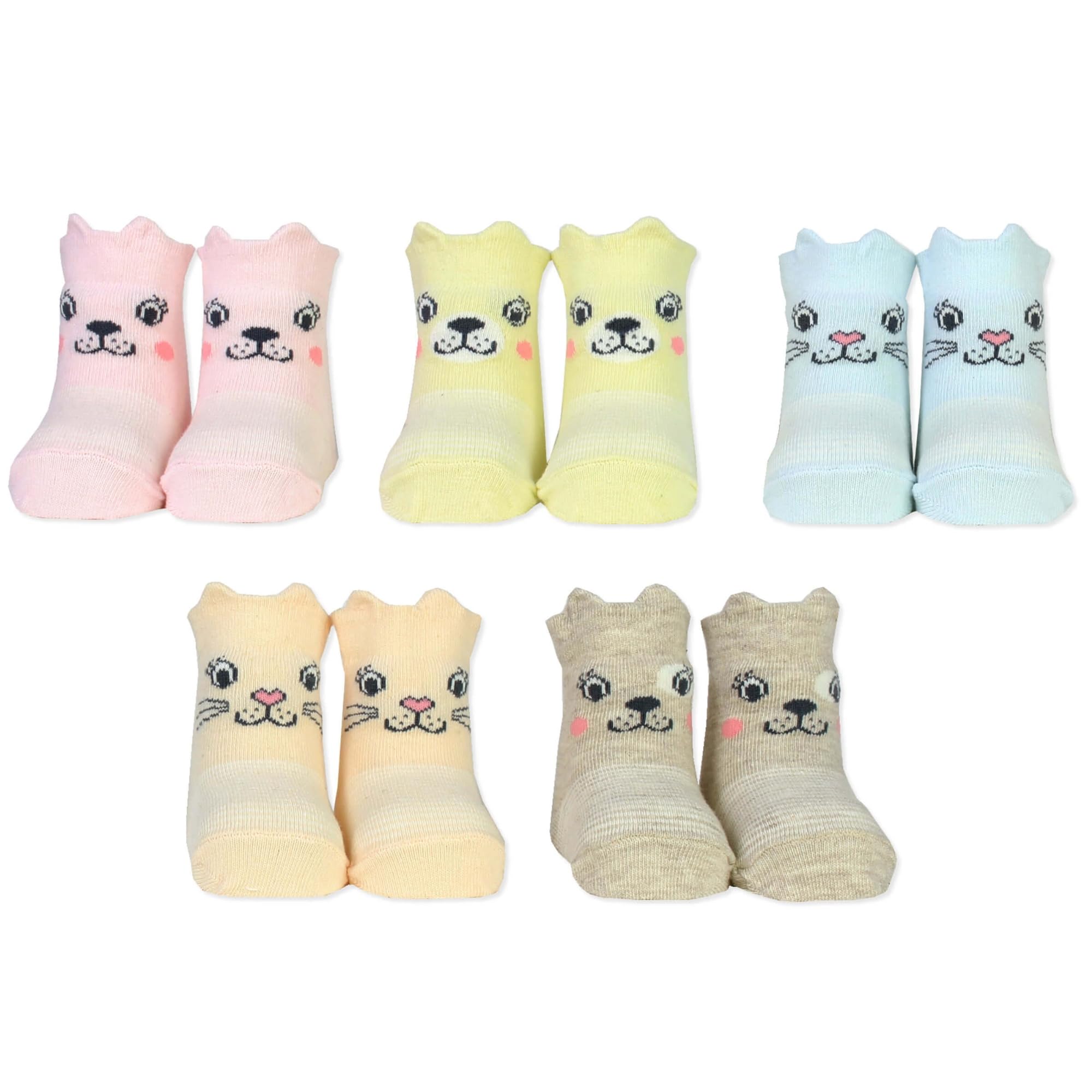 Cucamelon Baby Bonnie Sock Gift, Multi, One Size, 0-12 Months - Image 2