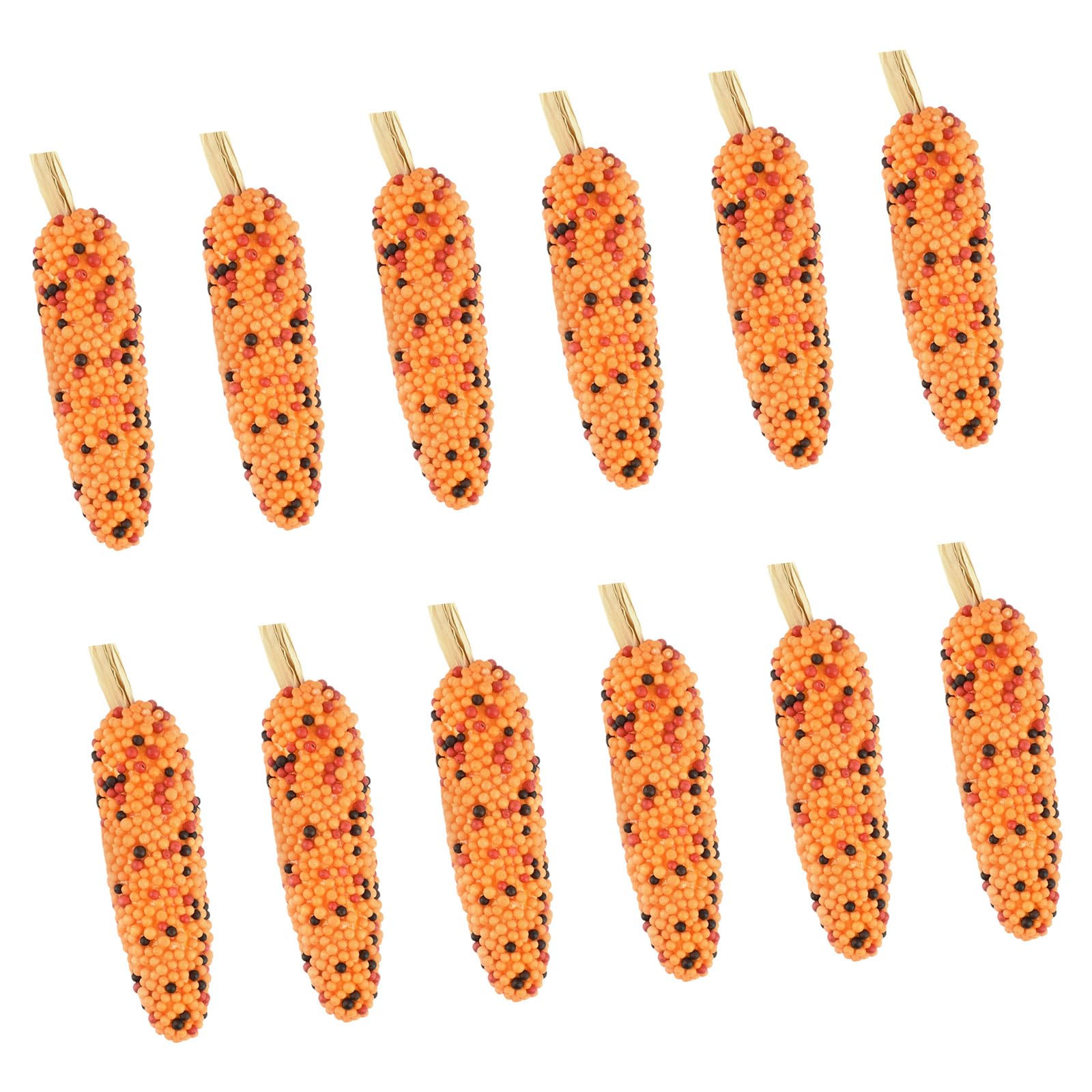 HDOYTXXM 12 Divisions Realistic Artificial Corn Deck Produced From Recyclable Spume Excellent for Thanksgiving Centerpieces Fraudulent Corn Garnishes