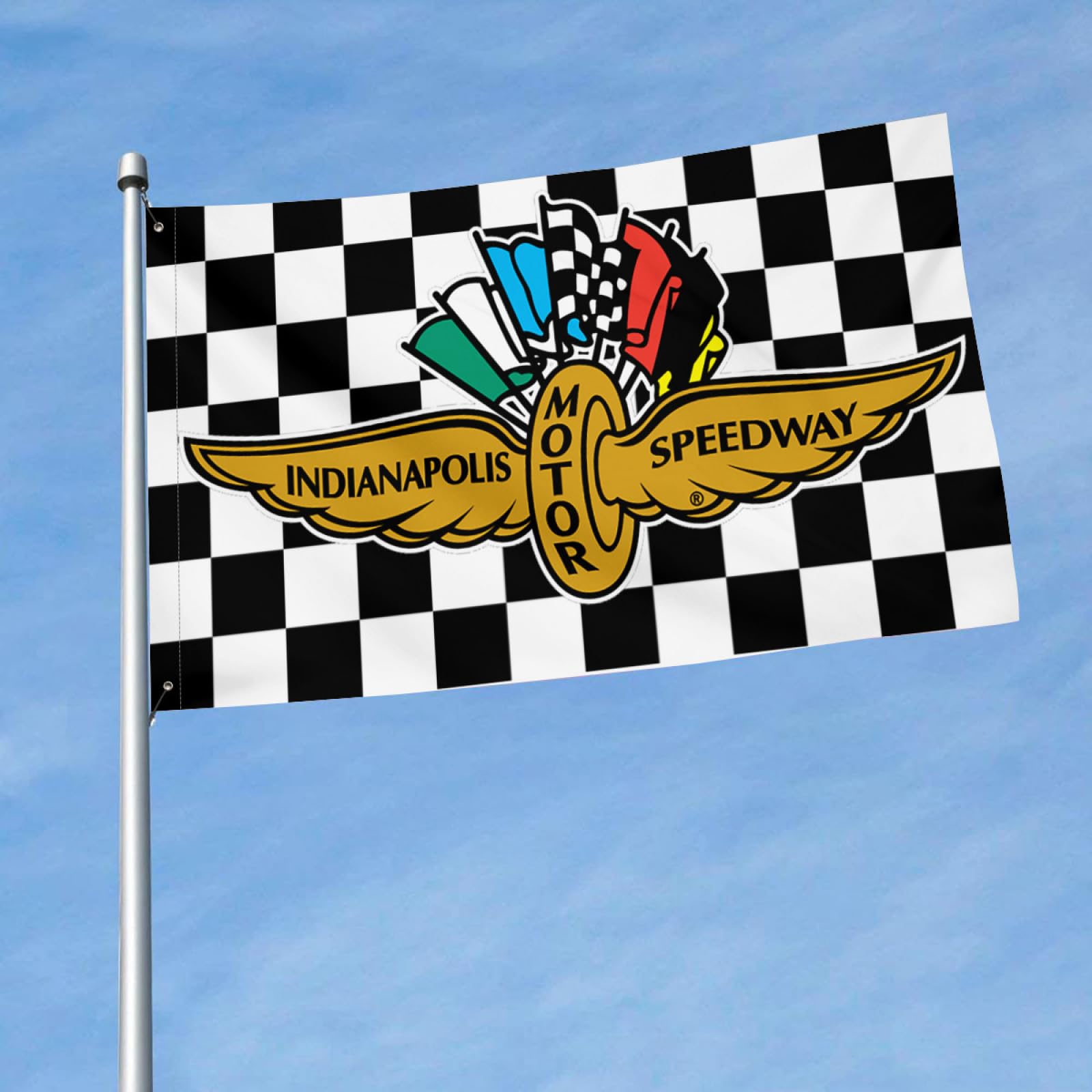 当時物　ナンバープレート　激レア　旗棒　FLAG POLE Amazon.com : Indy flag Motor Race Banner 3x5 Ft Flag, Flags Black