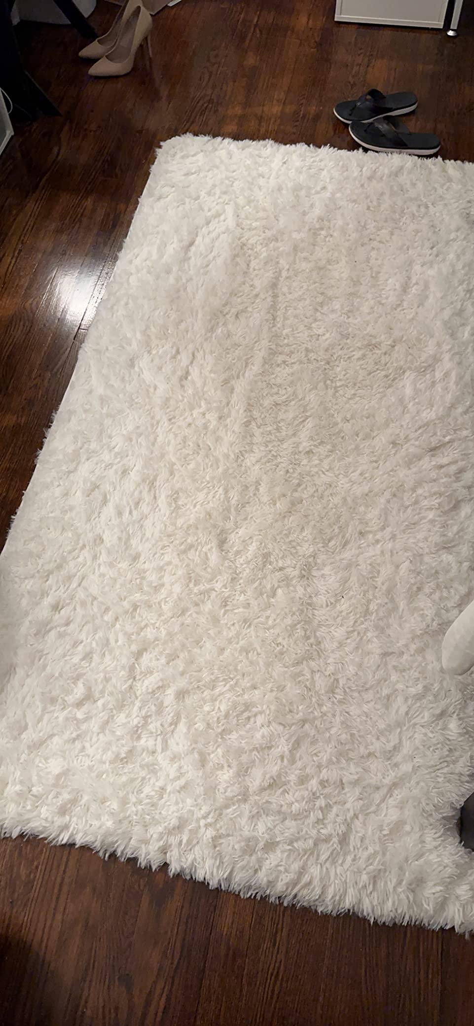 $12/mo - Finance PAGISOFE Abstract Shaggy Area Rug 6x9, Plush Fluffy ...