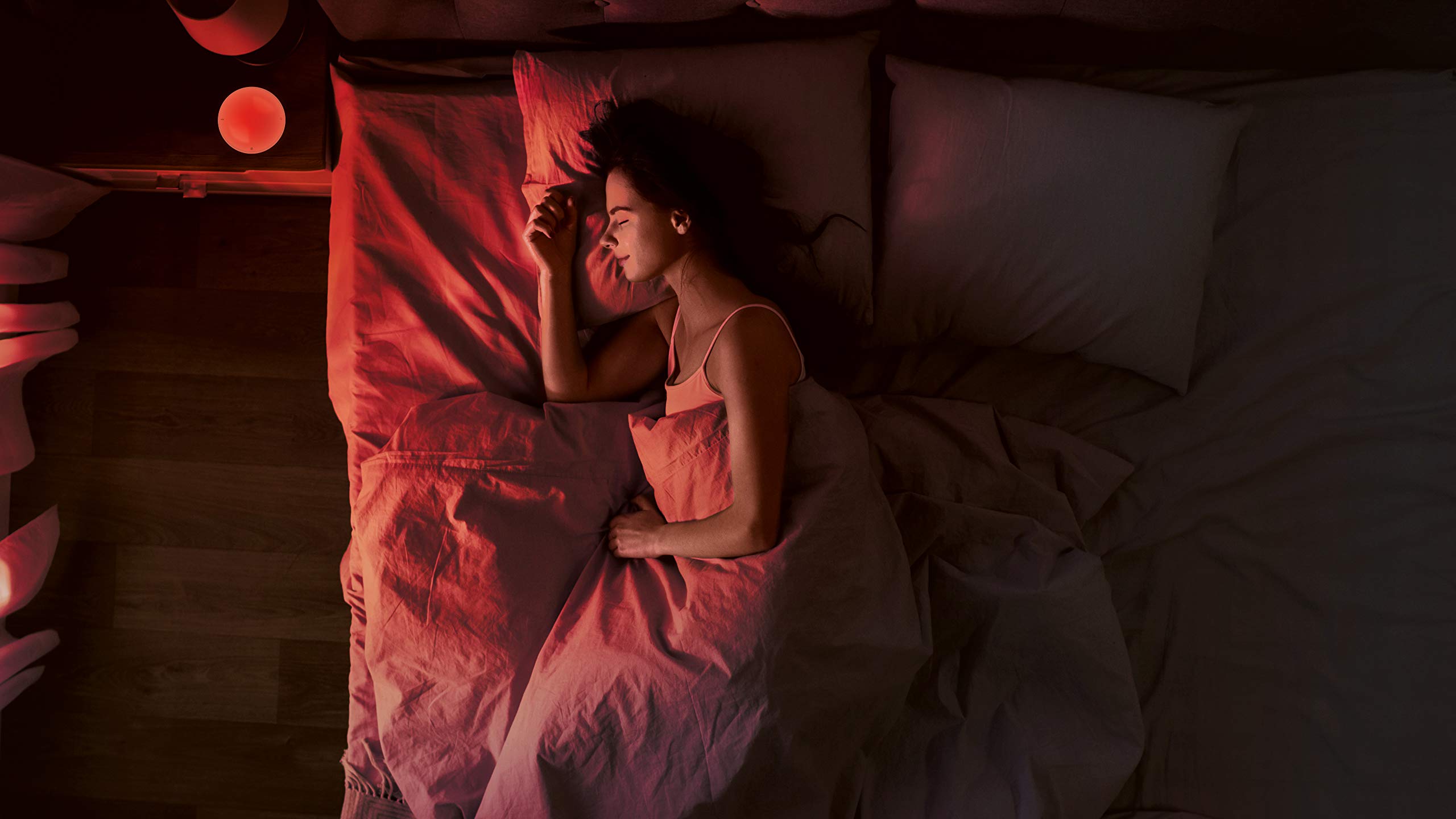 TERRAILLON Dreamer - Aide au Sommeil - 2 utilisateurs sur 3 s’endorment en moins de 15 min – Luminothérapie - Pratique et Nomade (sur batterie), Blanc