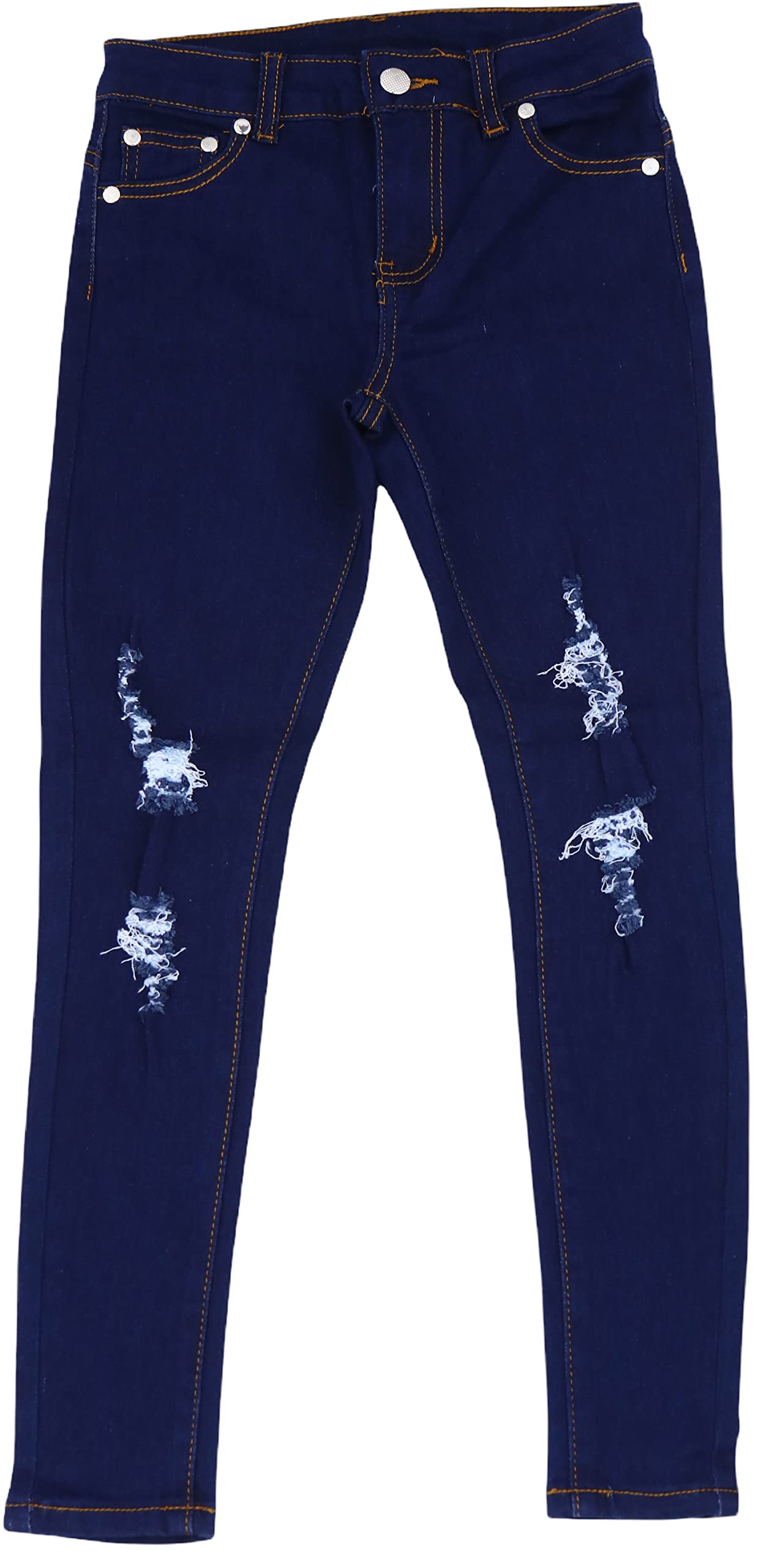 ToBeInStyle Girl’s Denim Easy Styling Classic Timeless Everyday Jeans Zip-Up Closure