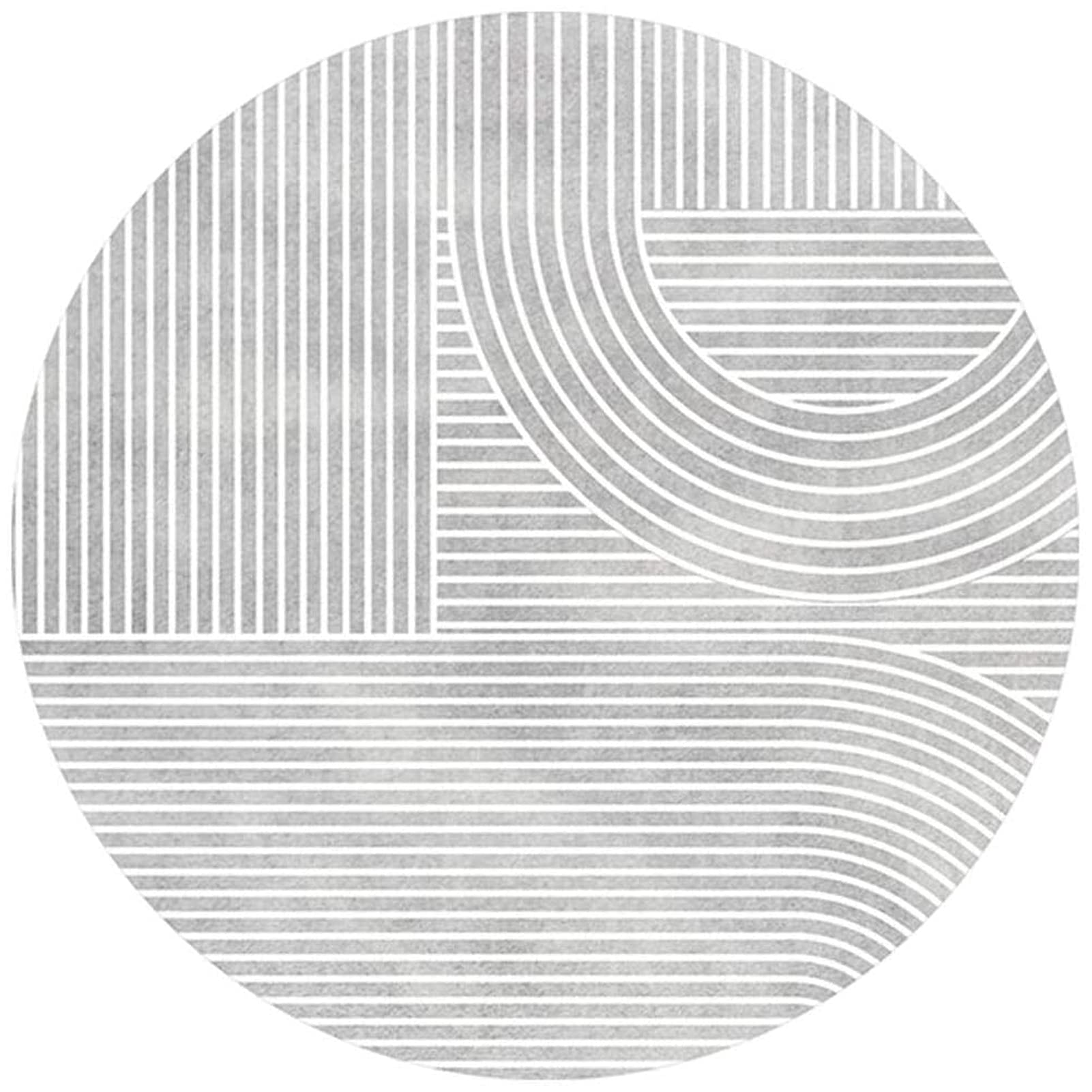 Tapis ronds abstraits pour réchauffer un sol froid de chambre d'enfant