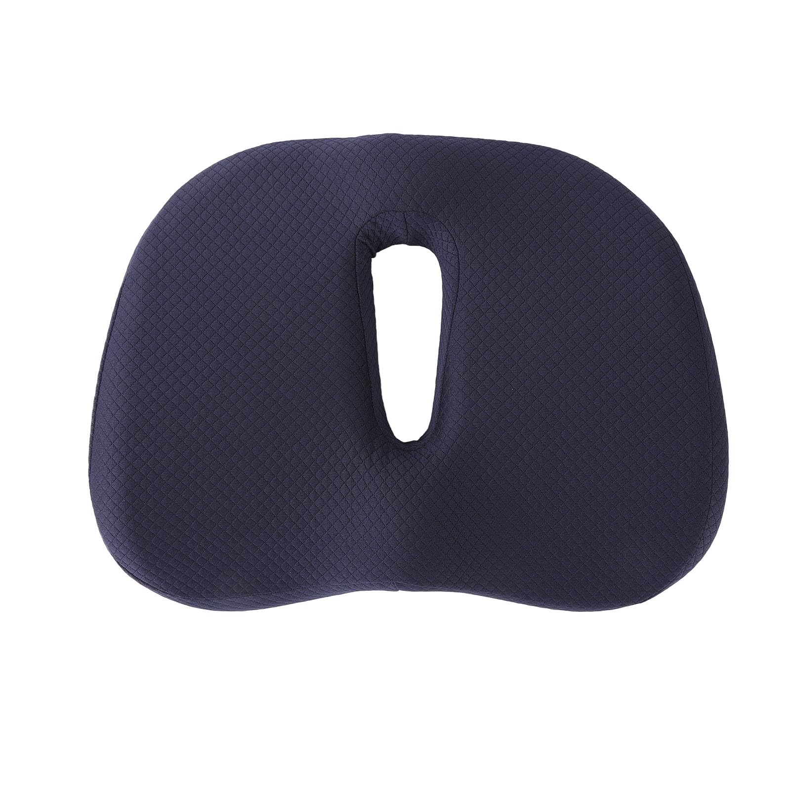 Orthopädisches Donut-Kissen Memory-Schaum-Gel-Hämorrhoiden-Kissen Zur Steißbein-Entlastung Stützkissen für Büro Auto Zuhause (Navy blau)