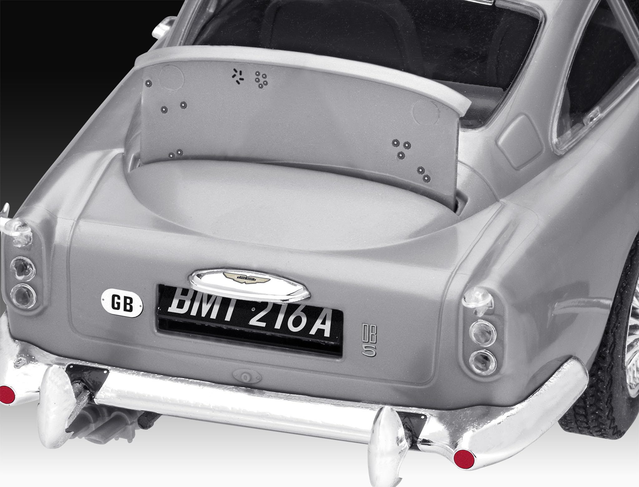 Revell 07746 James Bond Aston Martin DB5 (Click System) Skala 1:24, niezabudowana, wstępnie kolorowa, zatrzaskowa (bez kleju), zestaw modeli plastikowych