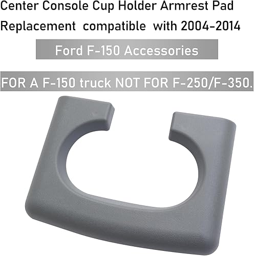 Miniatura 3 de Jaronx Compatible con Ford F150 - Repuesto de almohadilla para portavasos 2004-2014, asiento de banco, consola central, portavasos de repuesto