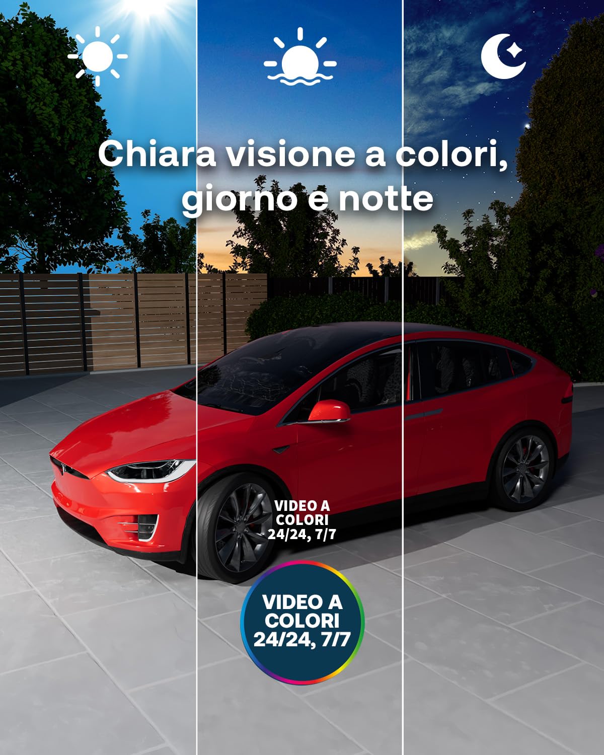 Arlo Ultra 3 Telecamera WiFi Esterno Senza Fili 4K UHD, riconoscimento AI, visione notturna a colori, audio bidirezionale, compatibile con Alexa, prova Arlo Secure inclusa, 4 Telecamere + Smarthub