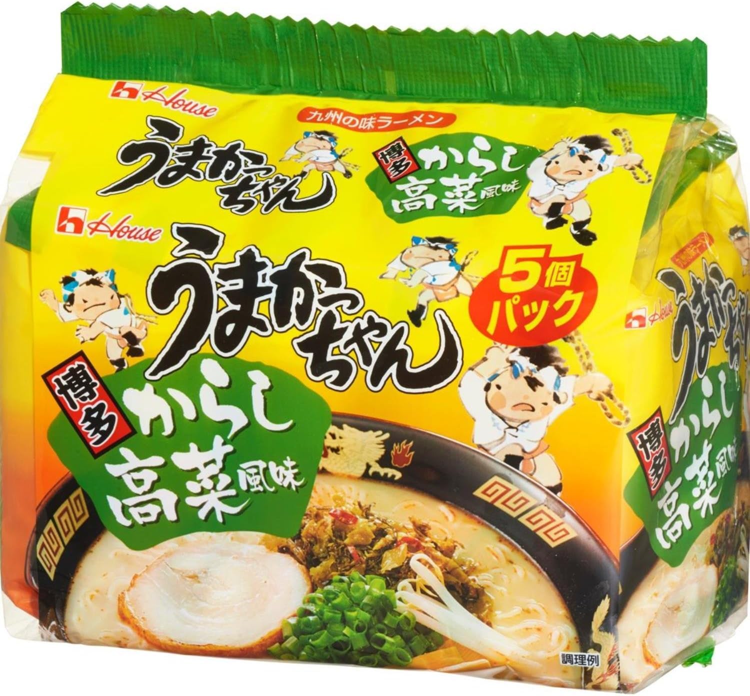 Amazon.co.jp: うまかっちゃん 10食セット(オリジナル5食+辛子