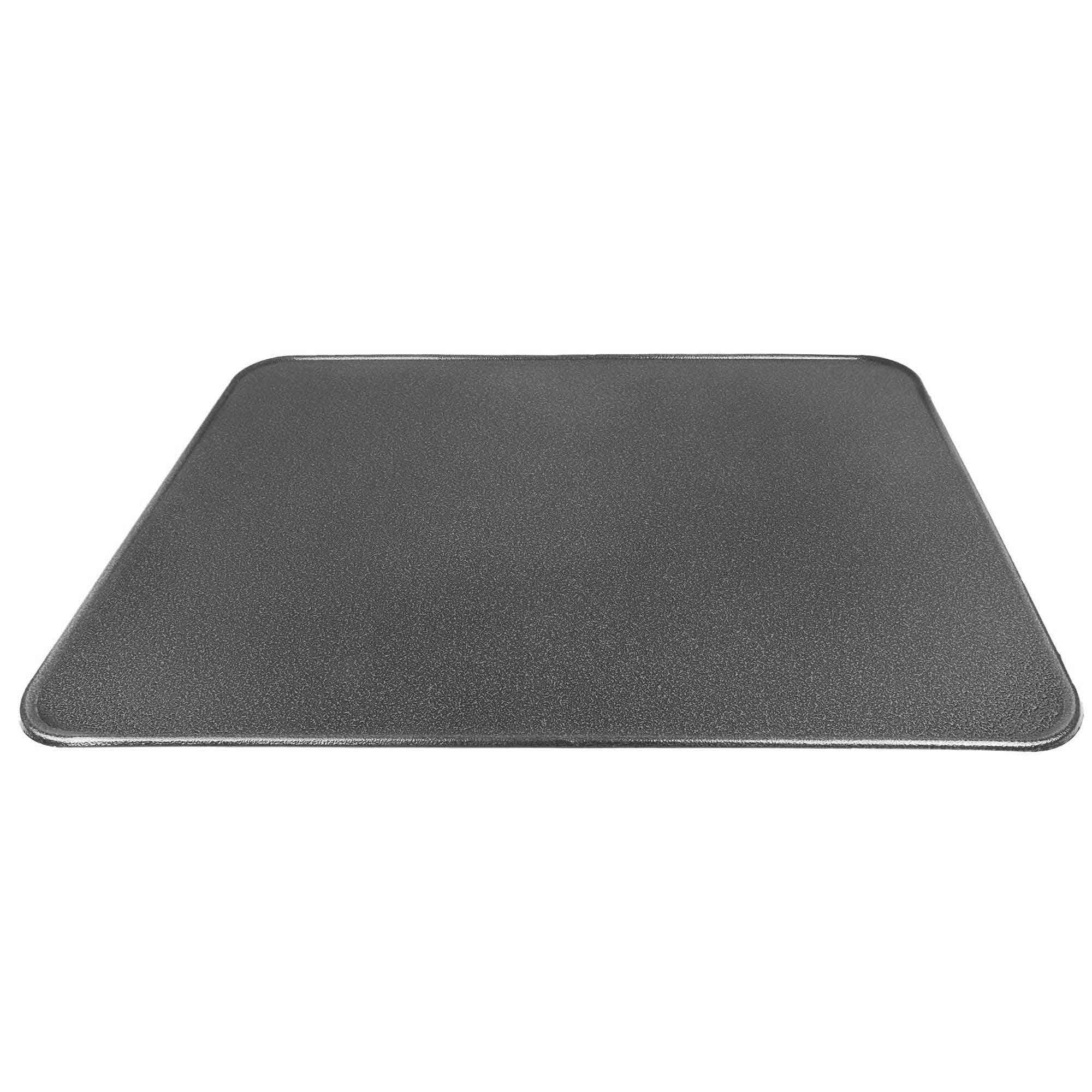 Plaque de sol pour foyer - 80 x 60 cm - Robuste - Gris