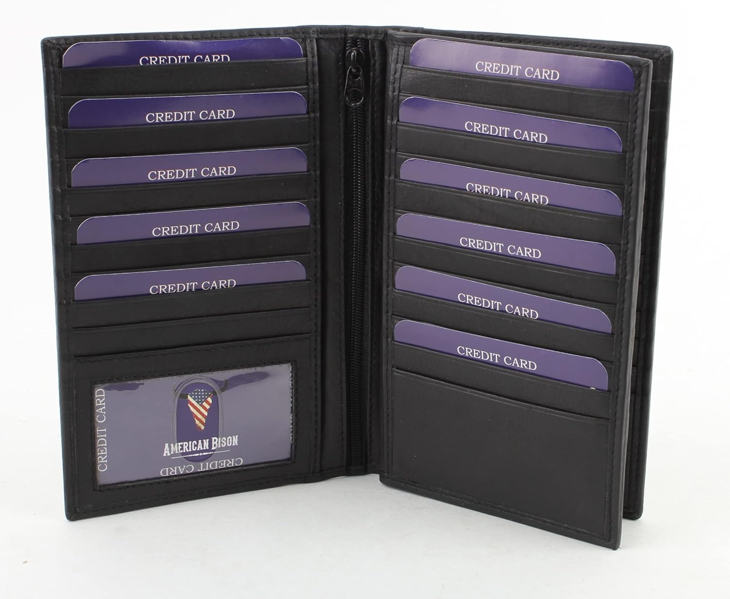 American Bison RFID Safe Clutch Purse for Women – Stylish Organizer with Gift Box
