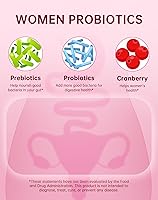 Vista 6 de Probióticos vaginales para mujeres, equilibrio de pH con mezcla de probióticos Lactobacillus para promover un olor vaginal saludable, flora vaginal