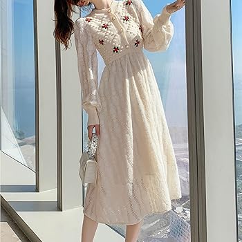 Amazon.co.jp: [SunYh] 女性のニットドレス 女性のための編み物の