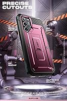 Vista 5 de SUPCASE Funda para Samsung Galaxy S22 Ultra con soporte, [Unicorn Beetle Pro] [2 marcos frontales]