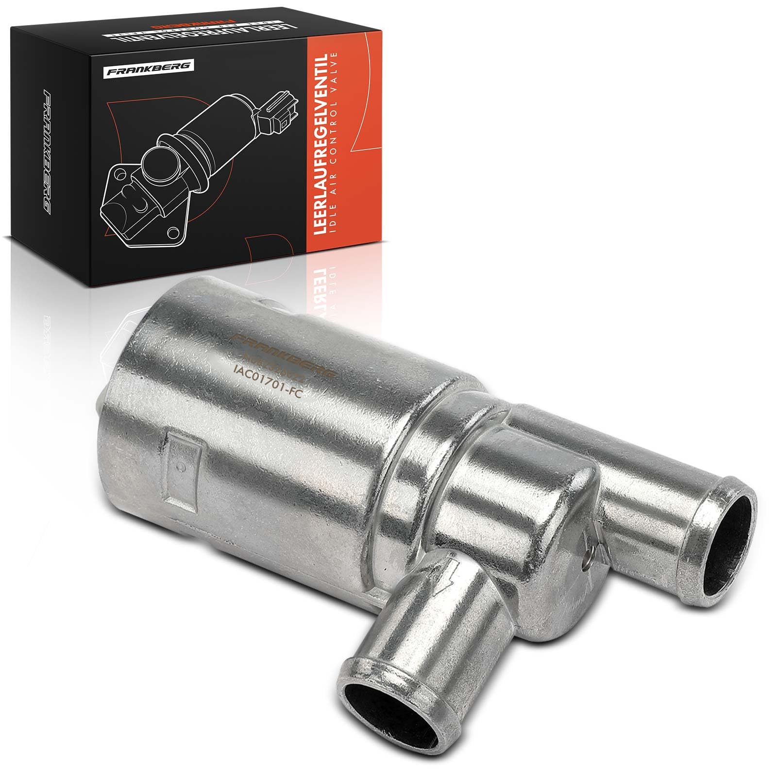 Frankberg Válvula de control de aire de ralentí 195321101701 | Compatible con: 9E3, Caravana Kadett E T85, S70 874, 164 164, 900 I AC4 AM4, 940 944, 940 II Familiar 945, 480 E 482