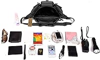 Vista 4 de ArcEnCiel resistente al agua Táctico Cinturón de cadera Cintura Pack Bolsa Fanny Militar Packs Bolsa para senderismo escalada al aire libre Bumbag