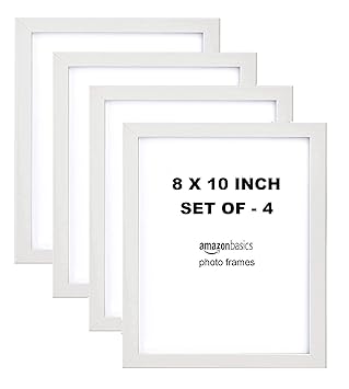 LYONIC Basics Wood White Color Photo Frame for Home, Hall, Office d