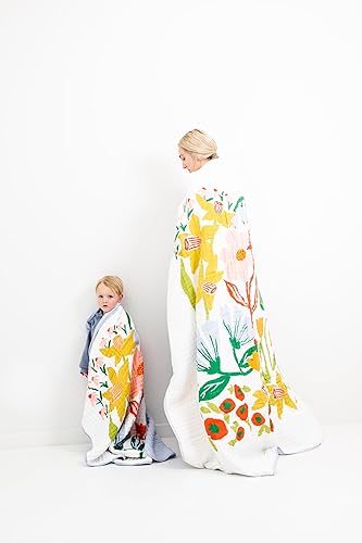 Miniatura 3 de CLEMENTINE KIDS Manta de muselina doble (Cottage Garden)