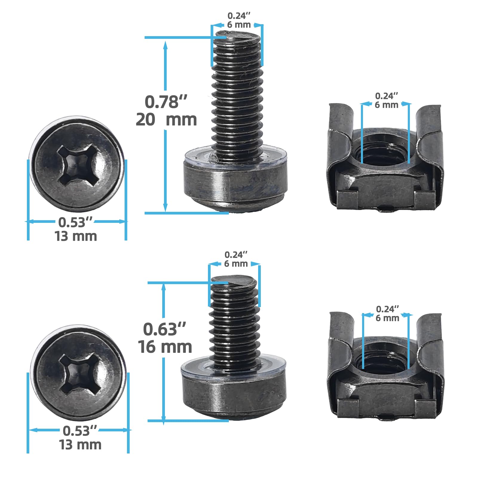 取り付けサーバー Amazon.co.jp: Zkupanx 45個パック M6 20mm サーバーラックネジと