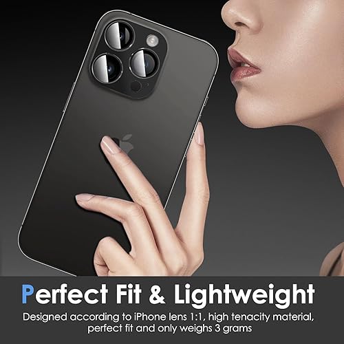 Miniatura 6 de Paquete de 3 protectores de pantalla de vidrio templado de privacidad para iPhone 16 Pro de 6.3 pulgadas, antiespía, arañazos, fácil instalación, a