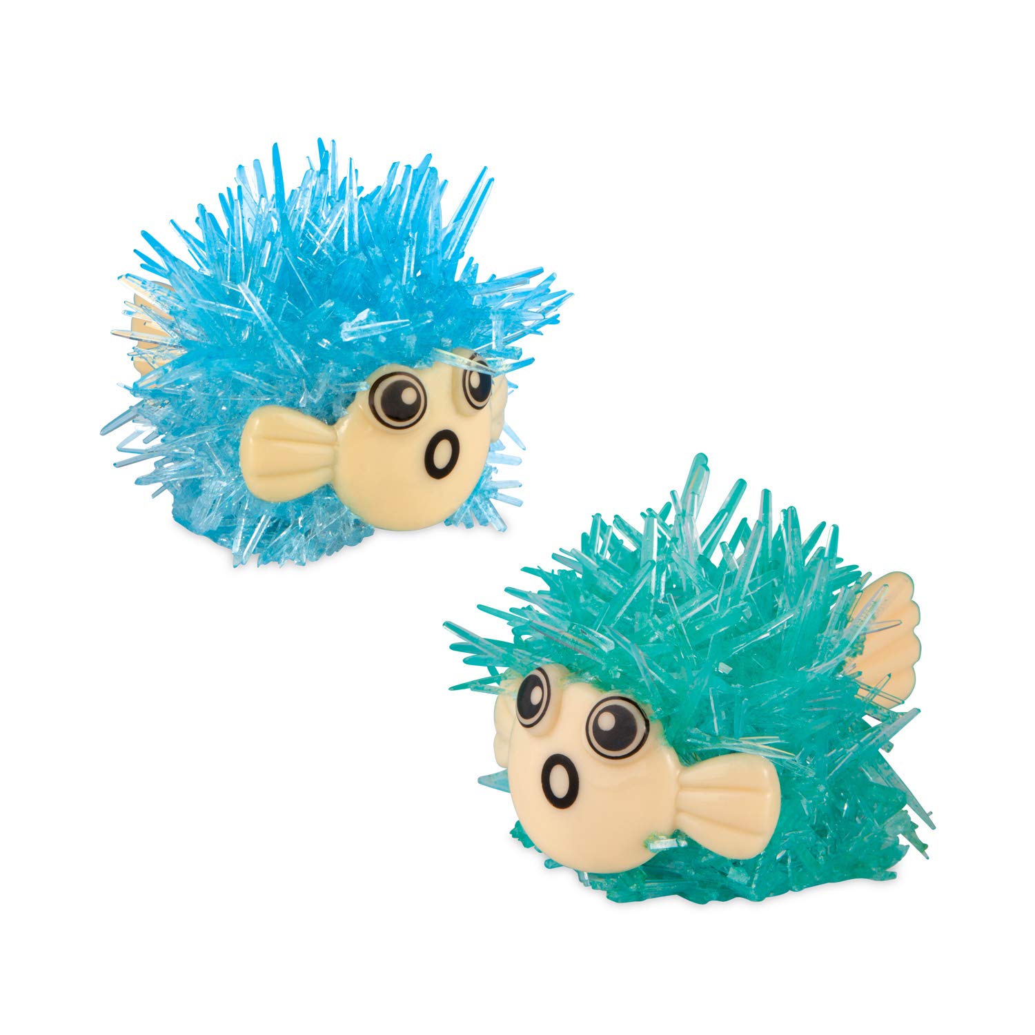 MindWare Crystal Growing Kits: Puffer Fish Set of 2 - Cute DIY Science Experiment for Kids & Teens - Funky Mini 8pc Kit - Crystals Grow in 24 Hours - Image 2