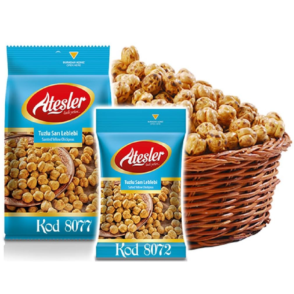 Ateşler Kuruyemiş Sarı Leblebi Kavrulmuş 90 gr