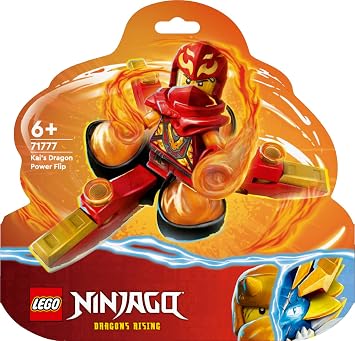 LEGO® NINJAGO® Kai's Dragon Power Spinjitzu Salto 71777 Toy Making Set (72 Pieces)