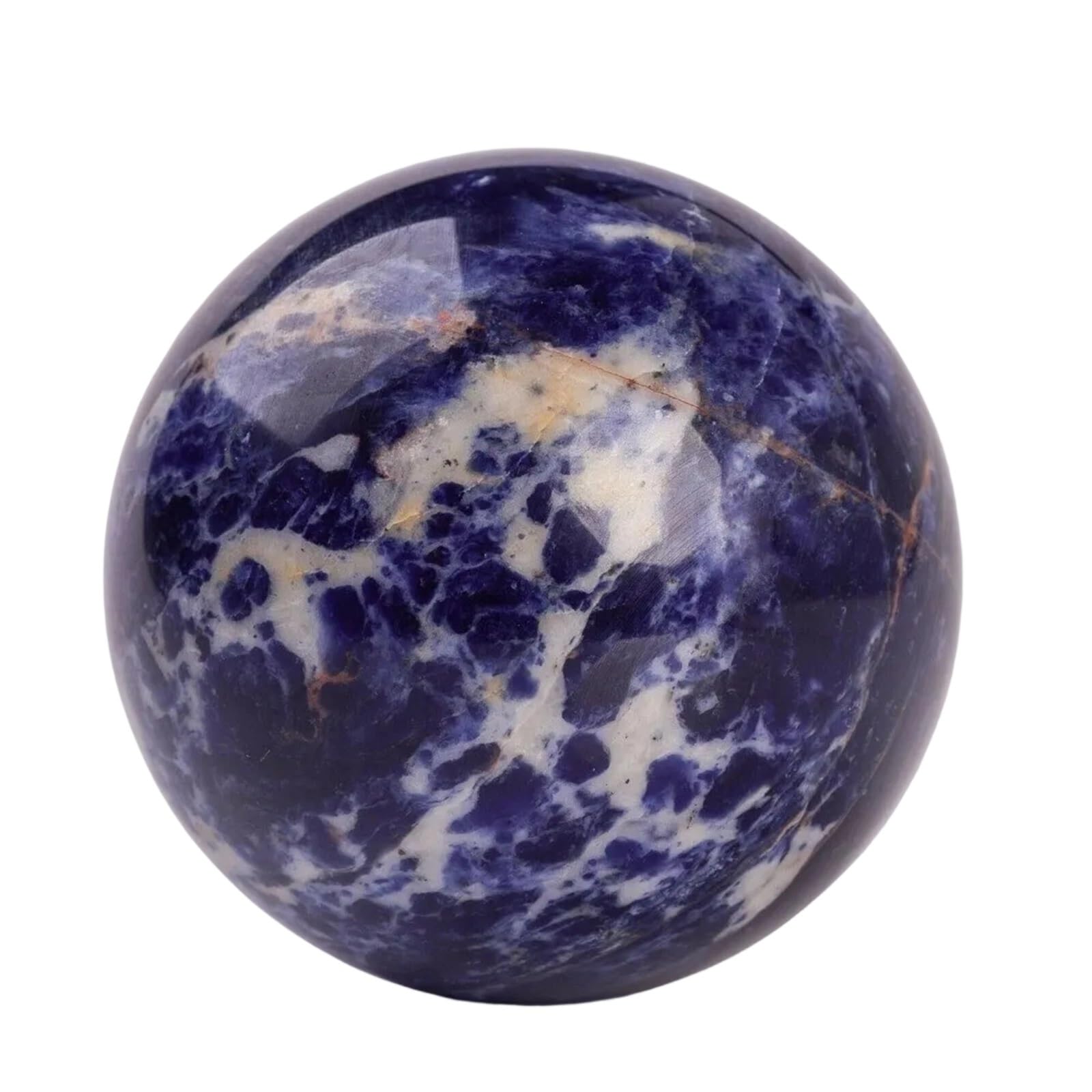 XZCASD Beautiful Natural Blue Sodalite Quartz Crystal Sphere Ball for Chakra and Protection