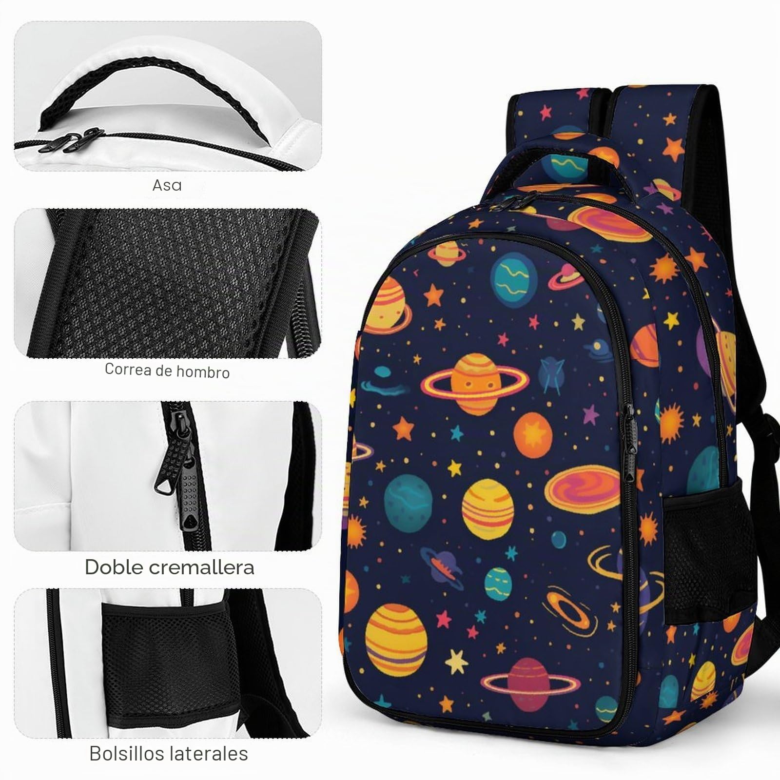 Mochila Escolar Niño Niña, Mochila Infantil 6-15 Años Mochila Bohemia Sol Dios Sol Mochila Primaria Ligero Mochila Chica Chico Para Preescolar KindergArteen Viaje