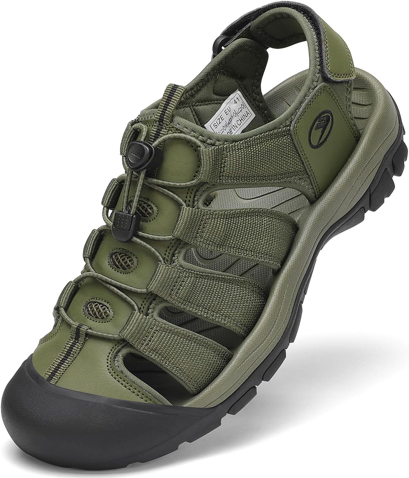 FLARUT Sandals Men's Summer Outdoor Sandals Trekking Sandals Sports Sandals Closed Toe Hiking Shoes Beach Hiking Sandals Running Shoes Casual