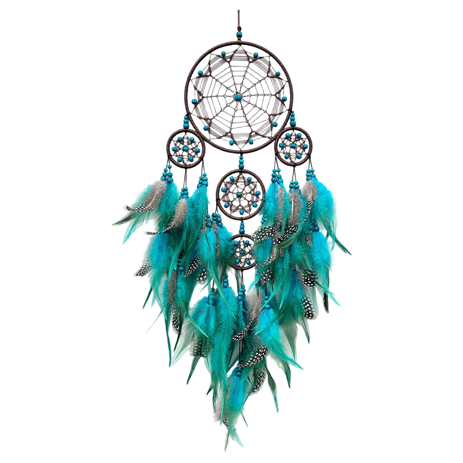 Nucelit Unique Handcrafted Dream Catcher Wall Art with Iron Rings and Soft Feathered Tassels for Weddings Party Decoration Birthday Party Decors